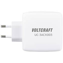 VOLTCRAFT UC-3ACX003 USB nabíječka, GaN, 1x USB A , 2x USB-C®, 120 W, Dodávka energie, bílá