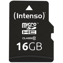 Intenso High Performance paměťová karta microSDHC 16 GB Class 10 vč. SD adaptéru