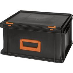 Alutec 139220110188 plastový box Magnus PC 20 (š x v x h) 400 x 233 x 300 mm černá, oranžová 1 ks