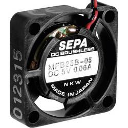 SEPA MFB25B12 axiální ventilátor, 12 V/DC, 23 l/min, (d x š x v) 25 x 25 x 6.5 mm, MFB25B12-BLI