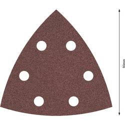 Bosch Accessories Bosch Power Tools 2608621686 brusný papír pro delta brusky Zrnitost 80 (d x š) 93 mm x 93 mm 5 ks