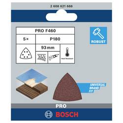 Bosch Accessories Bosch Power Tools 2608621688 brusný papír pro delta brusky Zrnitost 180 (d x š) 93 mm x 93 mm 5 ks