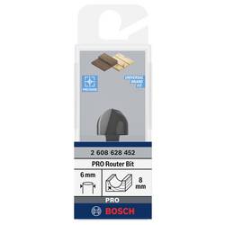 Bosch Accessories 2608628452 dlabací fréza, tvrdokov, Délka 45 mm, Vnější Ø 15.9 mm, Pracovní délka 9.50 mm, Ø hřídele 6 mm