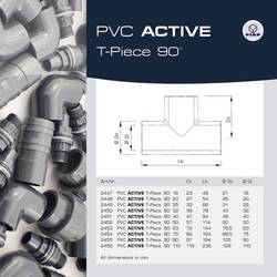 FIAP 2455 T-kus z PVC (Ø x v) 90 mm x 140 mm 1 ks