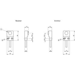 MD Micro Detectors UHZ/AP-0A ultrazvuková bariéra, UHZ/AP-0A, 19 - 30 V/DC, 1 ks