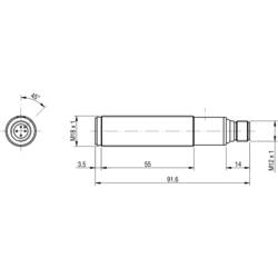MD Micro Detectors UK1A/GW-0ESY ultrazvukový senzor, UK1A/GW-0ESY, 10 - 30 V/DC, 1 ks
