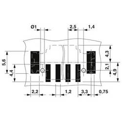 Phoenix Contact konektor do DPS 5, rozteč 2.5 mm, 1778722, 400 ks