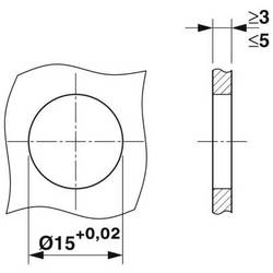 Phoenix Contact SACC-FP-M-M12/PRESS SMD montážní příruba, 1412080, 10 ks