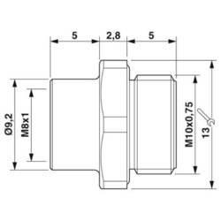 Phoenix Contact SACC-FP-F-M8/M10 SMD montážní příruba, 1412504, 10 ks
