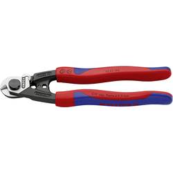 Knipex 95 62 190 nůžky na drátěná lanka hliníkový a měděný kabel, jedno- a vícežilový, středně tvrdá drátěná lanka, 7 mm, 10 mm², 7
