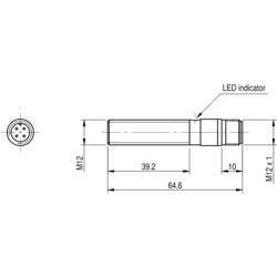 MD Micro Detectors indukční snímač PFM1/BP-1H