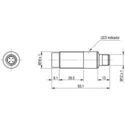 MD Micro Detectors senzor Induktivní PFK1/BP-2H PFK1/BP-2H
