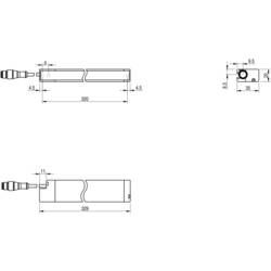 MD Micro Detectors CX2E0RF/05-032V plochý senzor, CX2E0RF/05-032V, 16.8 - 30 V/DC, 1 ks