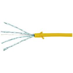 LogiLink CQ9057S RJ45 síťové kabely, propojovací kabely CAT 6A U/FTP 2.00 m žlutá extrémně tenký , samozhášecí, flexibilní provedení, fóliové stínění, bez