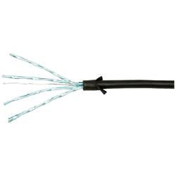 LogiLink CQ9043S RJ45 síťové kabely, propojovací kabely CAT 6A U/FTP 1.50 m černá extrémně tenký , samozhášecí, flexibilní provedení, fóliové stínění, bez