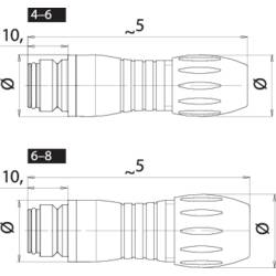 binder Binder 99 9114 450 05 Subminiaturní kulatý konektor , 1 ks