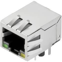 Weidmüller 2562870000, RJ45 konektor, zásuvka, vestavná horizontální, stříbrná, černá, 200 ks