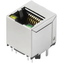Weidmüller 2461070000, RJ45 konektor, zásuvka, vestavná vertikální, stříbrná, černá, 120 ks