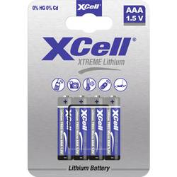 XCell XTREME FR03/L92 mikrotužková baterie AAA lithiová 1.5 V 4 ks
