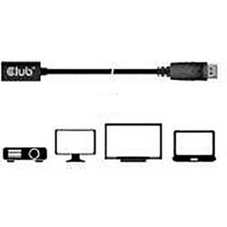 club3D DisplayPort / Mini-DisplayPort kabelový adaptér Konektor DisplayPort, Zásuvka Mini DisplayPort 1.00 m černá CAC-1120 Kabel DisplayPort