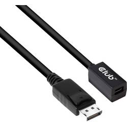 club3D DisplayPort / Mini-DisplayPort kabelový adaptér Konektor DisplayPort, Zásuvka Mini DisplayPort 1.00 m černá CAC-1120 Kabel DisplayPort