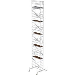 MUNK Günzburger Steigtechnik 154045 hliník lešení na kolečkách Montáž bez nářadí max.prac. výška: 12.5 m