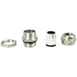 TRU COMPONENTS TC-10302872 kabelová průchodka PG9 mosaz (poniklovaná) kov 1 ks