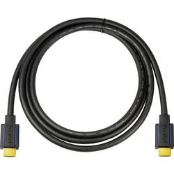LogiLink HDMI kabel Zástrčka HDMI-A, Zástrčka HDMI-A 3.00 m černá CHB005 4K UHD HDMI kabel