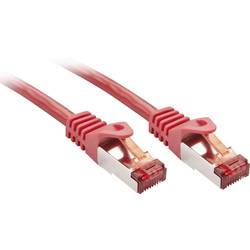 LINDY 47365 RJ45 síťové kabely, propojovací kabely CAT 6 S/FTP 3.00 m červená 1 ks