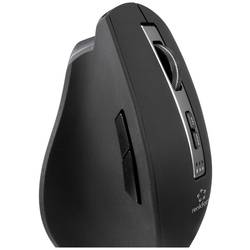Renkforce RF-WM-300 optická ergonomická myš, přenos Bluetooth®, bezdrátový, 7 tlačítko, 2400 dpi, černá/šedá