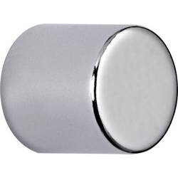 Maul neodymový magnet (Ø x v) 10 mm x 10 mm cylindr stříbrná 4 ks 6166896