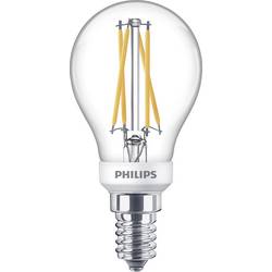 Philips LED 871951432439800 LED Energetická třída (EEK2021) D (A - G) E14 kapkový tvar 3.4 W = 40 W teplá bílá (Ø x v) 45 mm x 80 mm stmívatelné (Dim to warm)