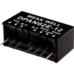 MEAN WELL DPAN02C-12 DC/DC měnič napětí, modul 83 mA 2 W Počet výstupů: 2 x Obsah 1 ks