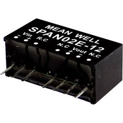 MEAN WELL SPAN02A-03 DC/DC měnič napětí, modul 500 mA 2 W Počet výstupů: 1 x Obsah 1 ks