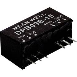 MEAN WELL DPB09C-15 DC/DC měnič napětí, modul 300 mA 9 W Počet výstupů: 2 x Obsah 1 ks
