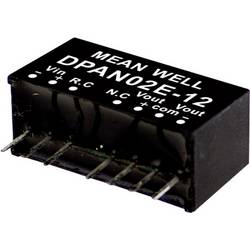 MEAN WELL DPAN02B-12 DC/DC měnič napětí, modul 83 mA 2 W Počet výstupů: 2 x Obsah 1 ks