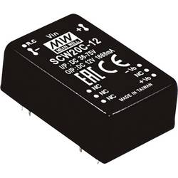 MEAN WELL SCW20B-12 DC/DC měnič napětí, modul 1.666 A 20 W Počet výstupů: 1 x Obsah 1 ks
