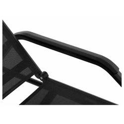 Siena Garden Tesoro M29537 Opalovací lehátko hliník, plast antracit (matný), černá, stříbrná