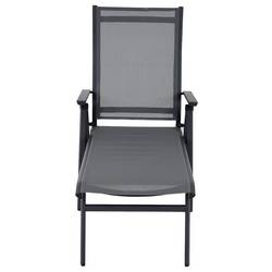 Siena Garden Tauro S83267 Skládací lehátko hliník antracit (matný), šedá