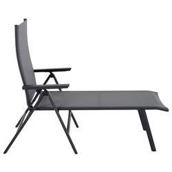 Siena Garden Tauro S83267 Skládací lehátko hliník antracit (matný), šedá