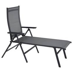 Siena Garden Tauro S83267 Skládací lehátko hliník antracit (matný), šedá