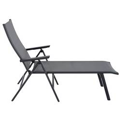 Siena Garden Tauro S83267 Skládací lehátko hliník antracit (matný), šedá