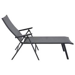 Siena Garden Tauro S83267 Skládací lehátko hliník antracit (matný), šedá