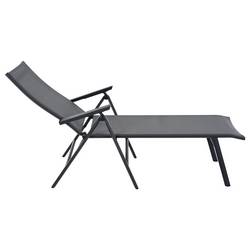Siena Garden Tauro S83267 Skládací lehátko hliník antracit (matný), šedá