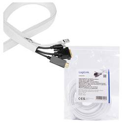 LogiLink KAB0090 KAB0090 ochrana kabelu 20 mm (max) bílá 5 m