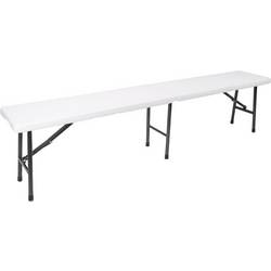 Perel folding bench kempingová lavička bílá FP160 Zatížitelnost (hmotnost) (max.) 600 kg