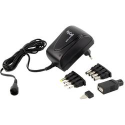 HyCell 1201-0008 zásuvkový napájecí adaptér, nastavitelný, 3 V/DC, 4.5 V/DC, 5 V/DC, 6 V/DC, 7.5 V/DC, 9 V/DC, 12 V/DC, 1500 mA, 18 W