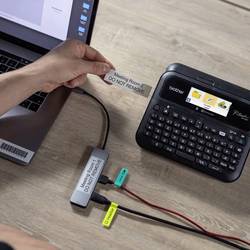 Brother P-touch D610BT štítkovač vhodné pro pásky: TZ 3.5 mm, 6 mm, 9 mm, 12 mm, 18 mm, 24 mm