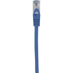 Renkforce RF-5233510 RJ45 síťové kabely, propojovací kabely CAT 6A S/FTP 30.00 m modrá s ochranou, samozhášecí 1 ks