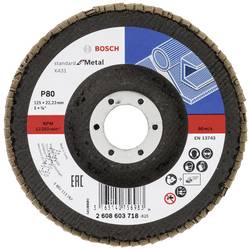 Bosch Accessories 2608603718 X431 vějířovitý brusný kotouč Průměr 125 mm Ø otvoru 22.33 mm Zrnitost 80 ocel 1 ks